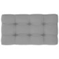 Outdoor-Mittelsofa Paletten Imprägniertes Kiefernholz Grau Outdoor-Mittelsofa Paletten Imprägniertes Kiefernholz Grau