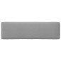 Outdoor-Mittelsofa Paletten Imprägniertes Kiefernholz Grau Outdoor-Mittelsofa Paletten Imprägniertes Kiefernholz Grau