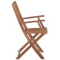 vidaXL Klappbare Gartenstühle 8 Stk. mit Kissen Massivholz Akazie vidaXL Klappbare Gartenstühle 8 Stk. mit Kissen Massivholz Akazie