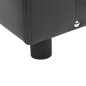 vidaXL Hundesofa Dunkelgrau 81x43x31 cm Plüsch und Kunstleder vidaXL Hundesofa Dunkelgrau 81x43x31 cm Plüsch und Kunstleder