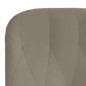 vidaXL Relaxsessel mit Hocker Hellgrau Samt vidaXL Relaxsessel mit Hocker Hellgrau Samt