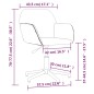 vidaXL Esszimmerstühle 2 Stk. Drehbar Dunkelgrün Stoff vidaXL Esszimmerstühle 2 Stk. Drehbar Dunkelgrün Stoff