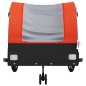 vidaXL Fahrradanhänger Schwarz und Orange 45 kg Eisen vidaXL Fahrradanhänger Schwarz und Orange 45 kg Eisen
