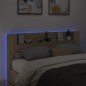 vidaXL LED-Kopfteil mit Ablagen Sonoma-Eiche 200x16,5x103,5 cm vidaXL LED-Kopfteil mit Ablagen Sonoma-Eiche 200x16,5x103,5 cm