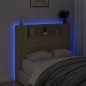 vidaXL LED-Kopfteil mit Ablagen Sonoma-Eiche 120x16,5x103,5 cm vidaXL LED-Kopfteil mit Ablagen Sonoma-Eiche 120x16,5x103,5 cm