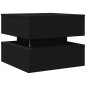 vidaXL Couchtisch mit LED-Leuchten Schwarz 50x50x40 cm vidaXL Couchtisch mit LED-Leuchten Schwarz 50x50x40 cm