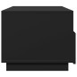 vidaXL Couchtisch mit LED-Leuchten Schwarz 90x49x40 cm vidaXL Couchtisch mit LED-Leuchten Schwarz 90x49x40 cm