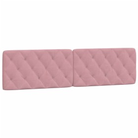 vidaXL Kopfteil-Kissen Rosa 200 cm Samt
