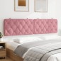 vidaXL Kopfteil-Kissen Rosa 200 cm Samt