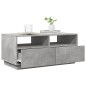 vidaXL Couchtisch mit LED-Leuchten Betongrau 90x49x40 cm vidaXL Couchtisch mit LED-Leuchten Betongrau 90x49x40 cm