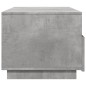 vidaXL Couchtisch mit LED-Leuchten Betongrau 90x49x40 cm vidaXL Couchtisch mit LED-Leuchten Betongrau 90x49x40 cm