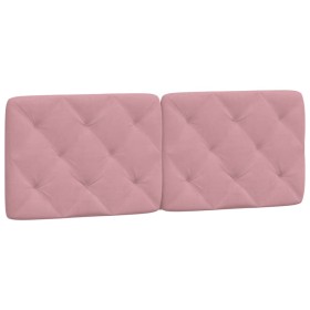 vidaXL Kopfteil-Kissen Rosa 120 cm Samt