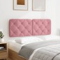 vidaXL Kopfteil-Kissen Rosa 120 cm Samt vidaXL Kopfteil-Kissen Rosa 120 cm Samt