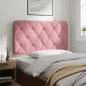 vidaXL Kopfteil-Kissen Rosa 100 cm Samt vidaXL Kopfteil-Kissen Rosa 100 cm Samt