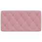 vidaXL Kopfteil-Kissen Rosa 100 cm Samt vidaXL Kopfteil-Kissen Rosa 100 cm Samt