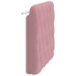 vidaXL Kopfteil-Kissen Rosa 100 cm Samt vidaXL Kopfteil-Kissen Rosa 100 cm Samt