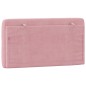 vidaXL Kopfteil-Kissen Rosa 100 cm Samt vidaXL Kopfteil-Kissen Rosa 100 cm Samt