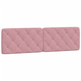 vidaXL Kopfteil-Kissen Rosa 180 cm Samt