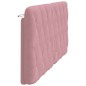 vidaXL Kopfteil-Kissen Rosa 180 cm Samt