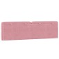 vidaXL Kopfteil-Kissen Rosa 180 cm Samt
