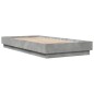 vidaXL Bettgestell Betongrau 75x190 cm Holzwerkstoff vidaXL Bettgestell Betongrau 75x190 cm Holzwerkstoff