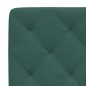 vidaXL Bettgestell mit LED-Leuchten Dunkelgrün 90x200 cm Samt vidaXL Bettgestell mit LED-Leuchten Dunkelgrün 90x200 cm Samt