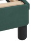 vidaXL Bettgestell mit LED-Leuchten Dunkelgrün 90x200 cm Samt vidaXL Bettgestell mit LED-Leuchten Dunkelgrün 90x200 cm Samt