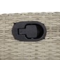 vidaXL 7-tlg. Garten-Essgruppe mit Kissen Hellgrau Poly Rattan vidaXL 7-tlg. Garten-Essgruppe mit Kissen Hellgrau Poly Rattan