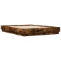 vidaXL Bettgestell Räuchereiche 120x190 cm Holzwerkstoff vidaXL Bettgestell Räuchereiche 120x190 cm Holzwerkstoff