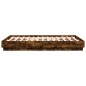 vidaXL Bettgestell Räuchereiche 120x190 cm Holzwerkstoff vidaXL Bettgestell Räuchereiche 120x190 cm Holzwerkstoff