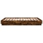 vidaXL Bettgestell Räuchereiche 120x190 cm Holzwerkstoff vidaXL Bettgestell Räuchereiche 120x190 cm Holzwerkstoff