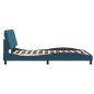 vidaXL Bettgestell mit Kopfteil Blau 120x200 cm Samt vidaXL Bettgestell mit Kopfteil Blau 120x200 cm Samt