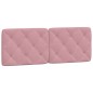vidaXL Bettgestell mit Kopfteil Rosa 140x190 cm Samt vidaXL Bettgestell mit Kopfteil Rosa 140x190 cm Samt