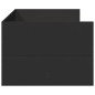 vidaXL Tagesbett mit Schubladen Schwarz 90x200 cm Holzwerkstoff vidaXL Tagesbett mit Schubladen Schwarz 90x200 cm Holzwerkstoff