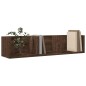 vidaXL Wandschränke 2 Stk. Eichen-Optik 75x18x16,5 cm Holzwerkstoff vidaXL Wandschränke 2 Stk. Eichen-Optik 75x18x16,5 cm Holzwerkstoff