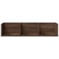 vidaXL Wandschränke 2 Stk. Eichen-Optik 75x18x16,5 cm Holzwerkstoff vidaXL Wandschränke 2 Stk. Eichen-Optik 75x18x16,5 cm Holzwerkstoff