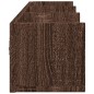 vidaXL Wandschränke 2 Stk. Eichen-Optik 75x18x16,5 cm Holzwerkstoff vidaXL Wandschränke 2 Stk. Eichen-Optik 75x18x16,5 cm Holzwerkstoff