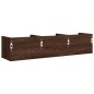 vidaXL Wandschränke 2 Stk. Eichen-Optik 75x18x16,5 cm Holzwerkstoff vidaXL Wandschränke 2 Stk. Eichen-Optik 75x18x16,5 cm Holzwerkstoff