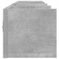 vidaXL Wandschrank Betongrau 99x18x16,5 cm Holzwerkstoff vidaXL Wandschrank Betongrau 99x18x16,5 cm Holzwerkstoff