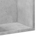 vidaXL Wandschrank Betongrau 99x18x16,5 cm Holzwerkstoff vidaXL Wandschrank Betongrau 99x18x16,5 cm Holzwerkstoff