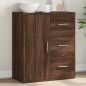 vidaXL Sideboard Braun Eiche-Optik 60x31x70 cm Holzwerkstoff vidaXL Sideboard Braun Eiche-Optik 60x31x70 cm Holzwerkstoff