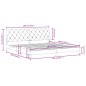 vidaXL Bettgestell mit Kopfteil Schwarz 200x200 cm Samt vidaXL Bettgestell mit Kopfteil Schwarz 200x200 cm Samt