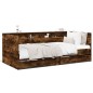 vidaXL Tagesbett mit Schubladen Räuchereiche 90x200 cm Holzwerkstoff vidaXL Tagesbett mit Schubladen Räuchereiche 90x200 cm Holzwerkstoff