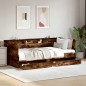 vidaXL Tagesbett mit Schubladen Räuchereiche 90x200 cm Holzwerkstoff vidaXL Tagesbett mit Schubladen Räuchereiche 90x200 cm Holzwerkstoff