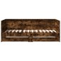 vidaXL Tagesbett mit Schubladen Räuchereiche 90x200 cm Holzwerkstoff vidaXL Tagesbett mit Schubladen Räuchereiche 90x200 cm Holzwerkstoff