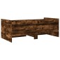 vidaXL Tagesbett mit Schubladen Räuchereiche 90x200 cm Holzwerkstoff vidaXL Tagesbett mit Schubladen Räuchereiche 90x200 cm Holzwerkstoff