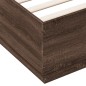 vidaXL Bettgestell Braun Eichen-Optik 160x200 cm Holzwerkstoff vidaXL Bettgestell Braun Eichen-Optik 160x200 cm Holzwerkstoff