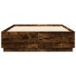 vidaXL Bettgestell Räuchereiche 120x200 cm Holzwerkstoff vidaXL Bettgestell Räuchereiche 120x200 cm Holzwerkstoff