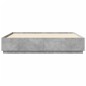 vidaXL Bettgestell Betongrau 200x200 cm Holzwerkstoff vidaXL Bettgestell Betongrau 200x200 cm Holzwerkstoff