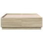 vidaXL Bettgestell Sonoma-Eiche 135x190 cm Holzwerkstoff vidaXL Bettgestell Sonoma-Eiche 135x190 cm Holzwerkstoff